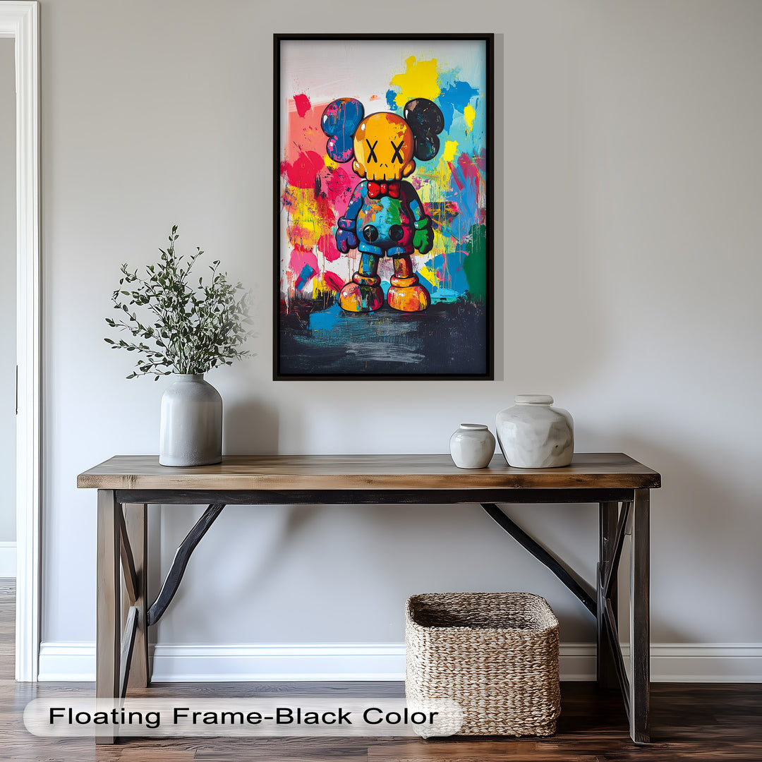 Color Riot Companion – KAWS Oil Painting