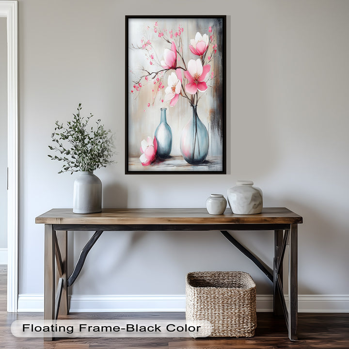 Soft Pink Magnolia - Flower Oil Painting