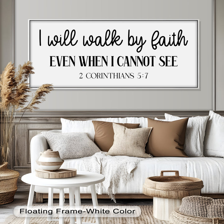 I Will Walk by Faith – Christian Oil Painting