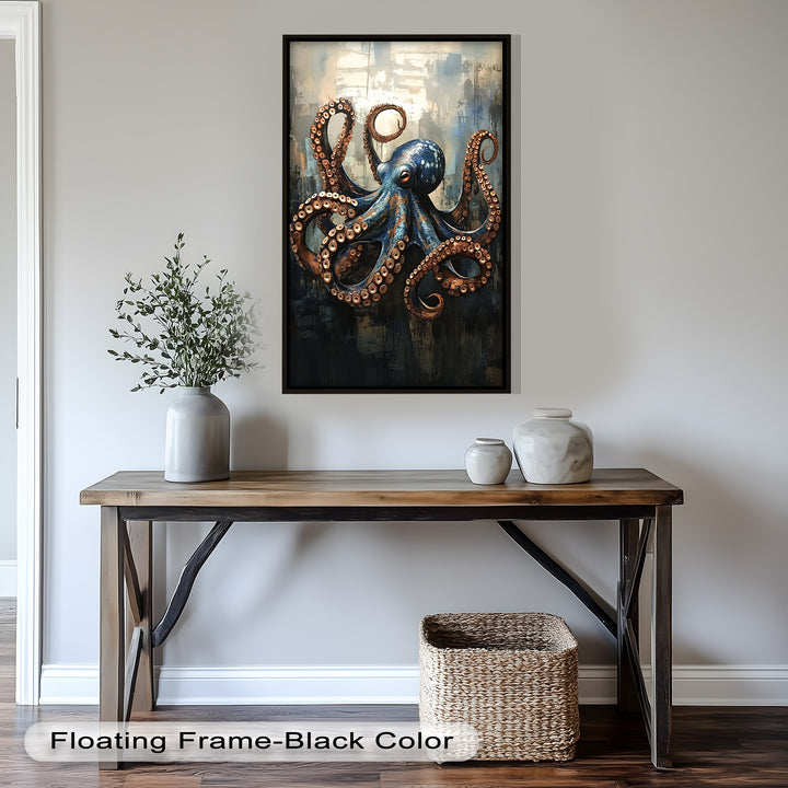Deep Sea Octopus - Animal Oil Painting