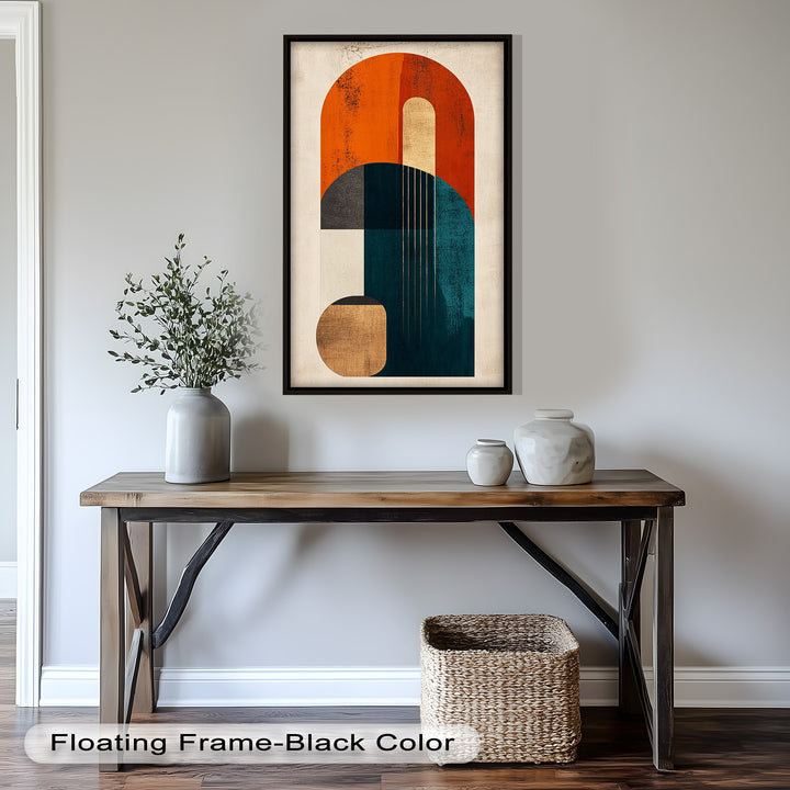 Modern Resonance – Abstract Geometric Oil Painting