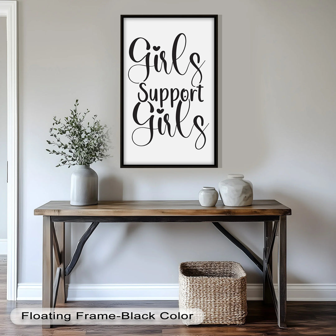 Girls Support Girls – Oil Painting - MyPhotoStation
