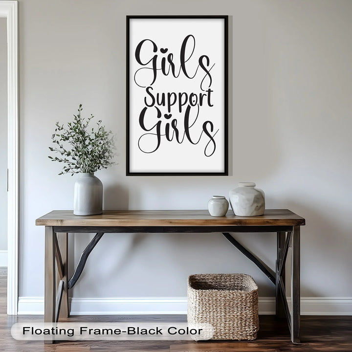 Girls Support Girls – Oil Painting - MyPhotoStation