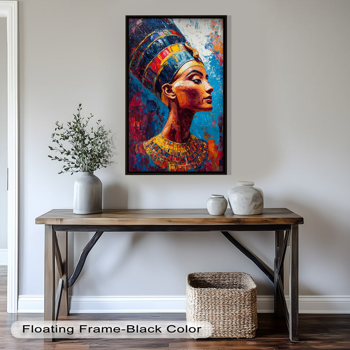 Fauvist Queen – Royal Profile Oil Painting