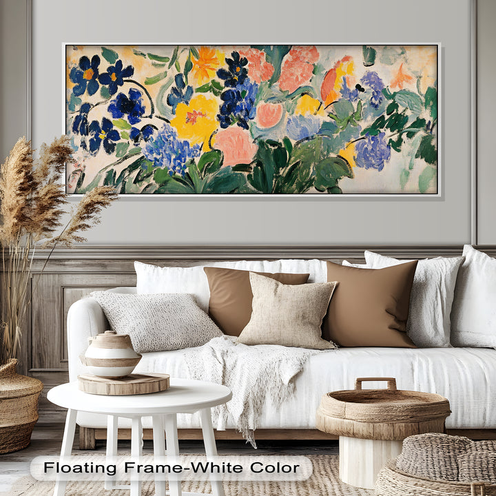 Fauvist Floral Explosion – Colorful Expressionist Oil Painting