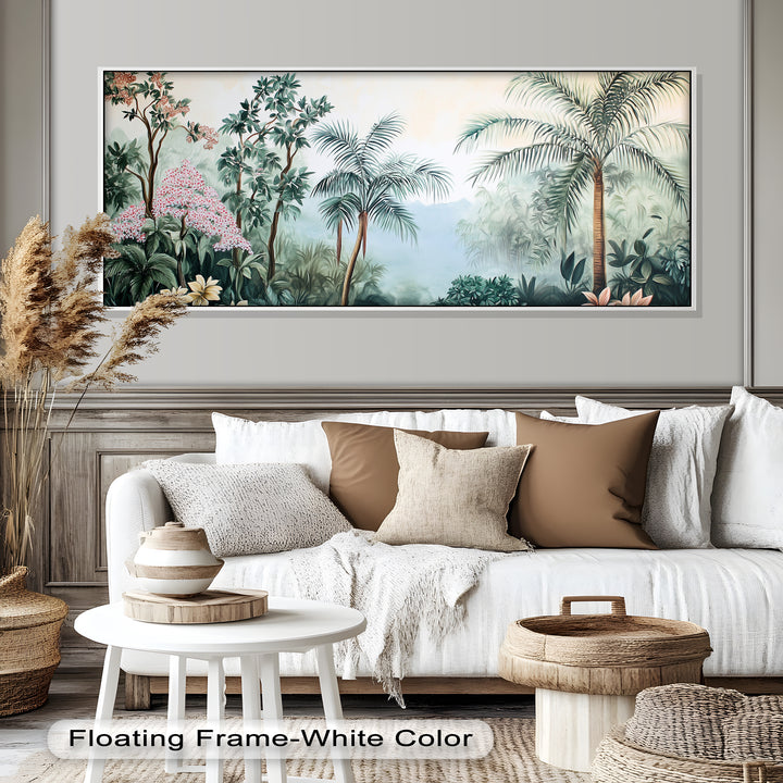 Jungle View – Tropical Floral Oil Painting