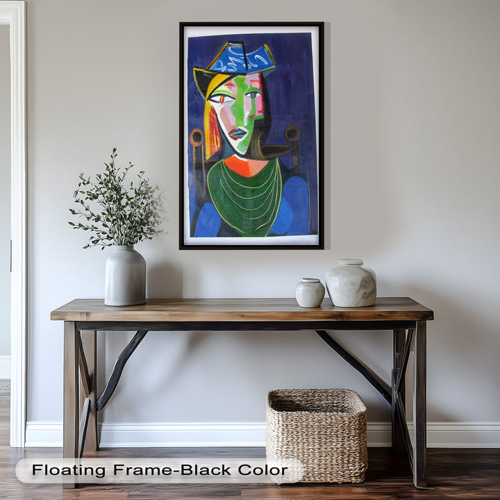 Woman in a Blue Hat – Picasso Oil Painting