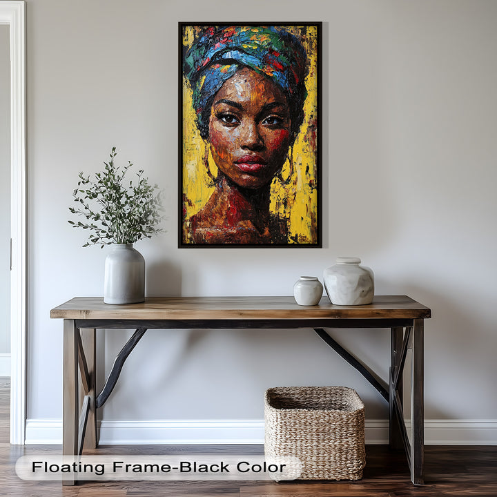 Radiant Soul – Bold Portrait Oil Painting in Fauvist Style