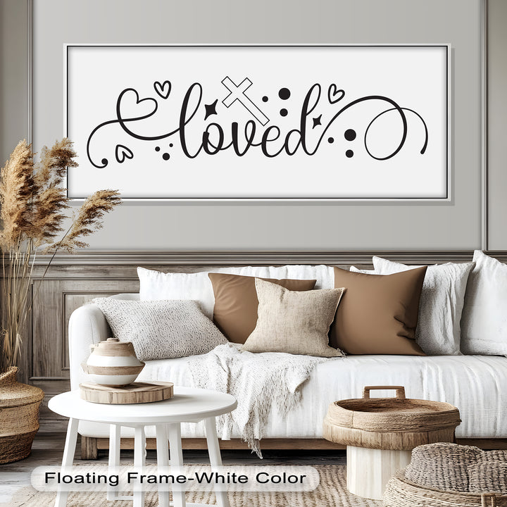 You Are Loved – Christian Bible Verse Oil Painting
