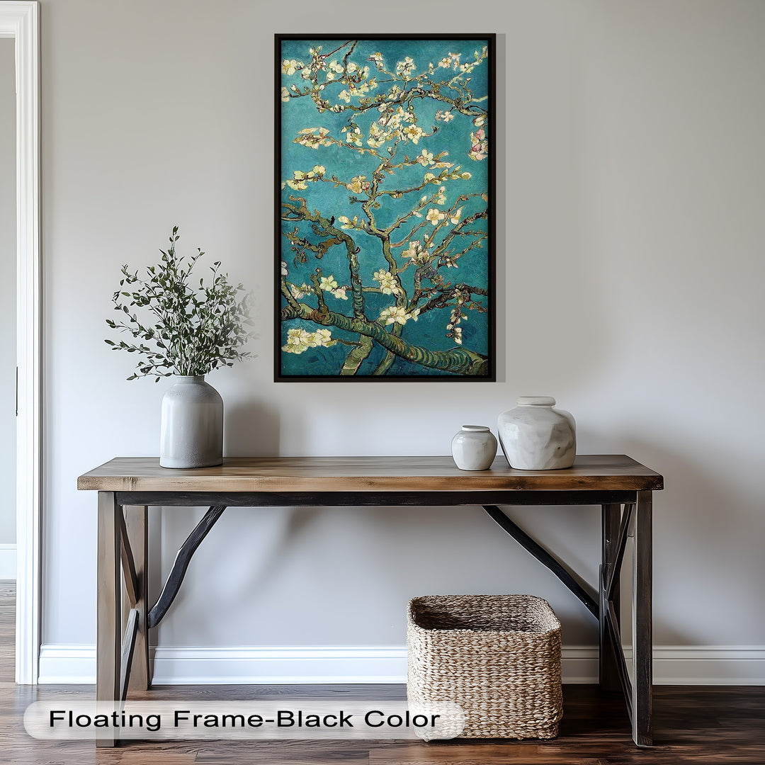 Spring Reverie – Blooming Almond Branches Flower Oil Painting