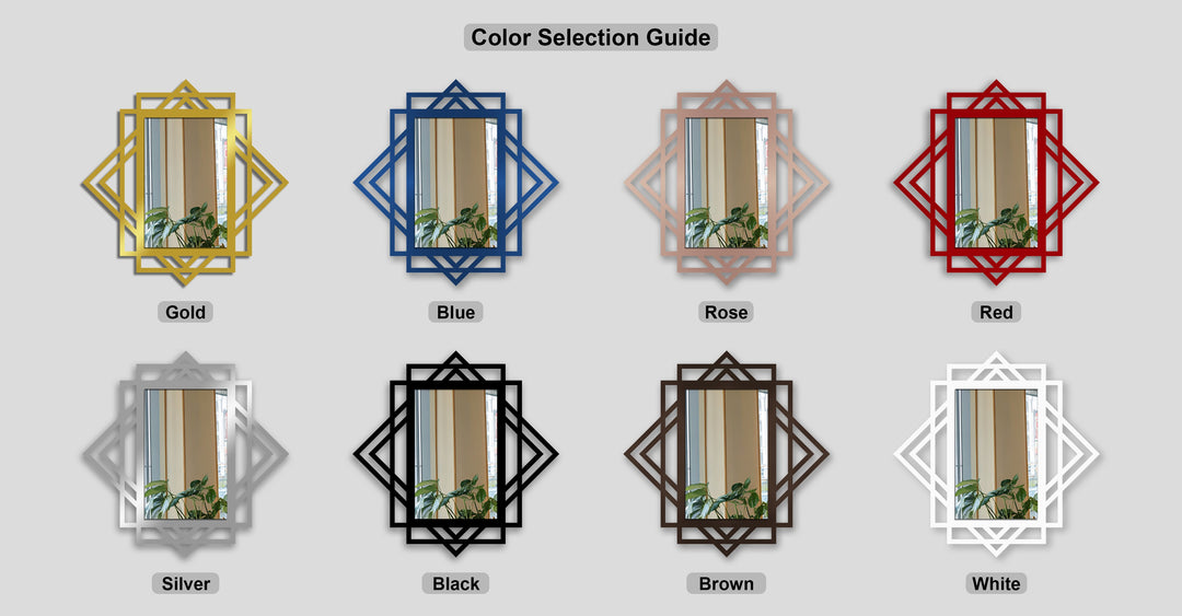 Oval der kosmischen Wellen Wandspiegel  – Moderner, geschichteter Metallspiegel