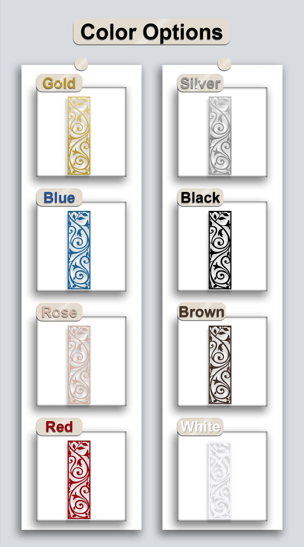 Chiave greca rotonda decorativa Specchio da Parete – Decorazione da parete con specchio classico moderno