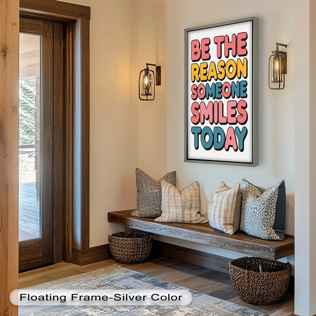 Be the Reason Someone Smiles – Oil Painting - MyPhotoStation