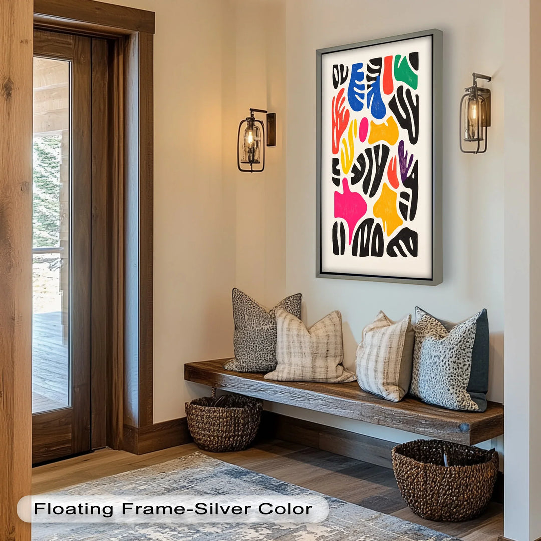 Chromatic Rhythm – Abstract Fauvist Oil Painting - MyPhotoStation
