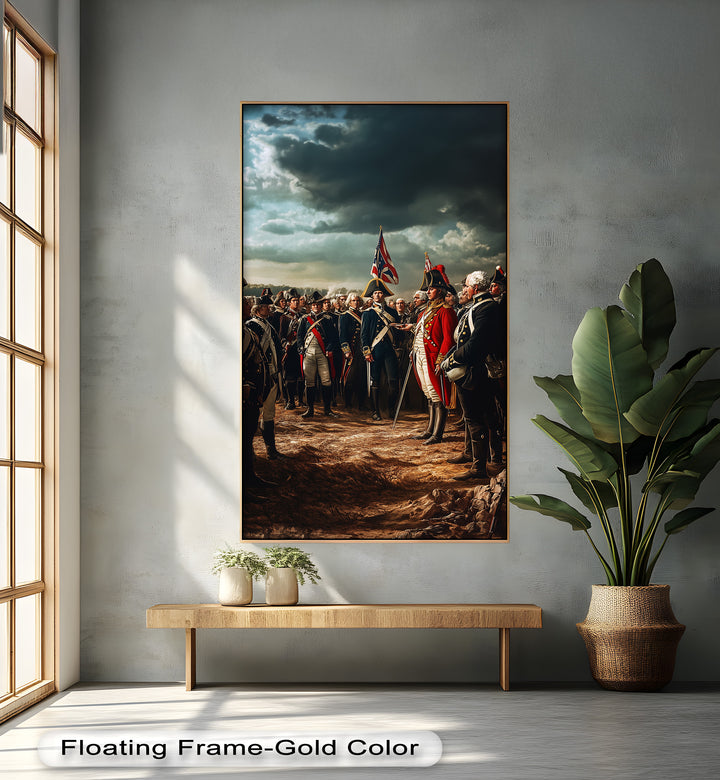 Surrender of Power – Revolutionary Oil Painting