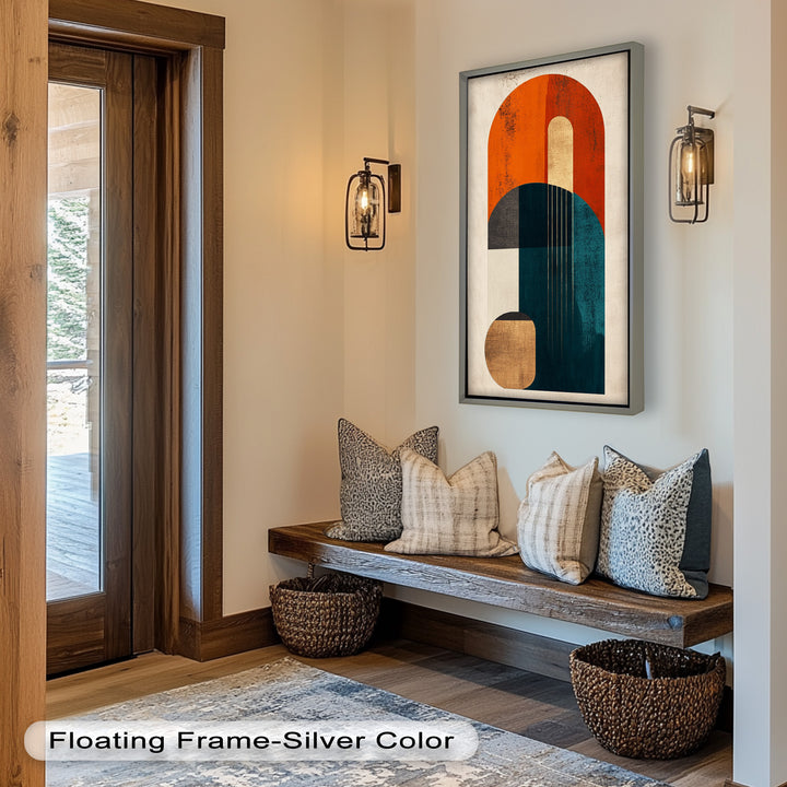 Modern Resonance – Abstract Geometric Oil Painting