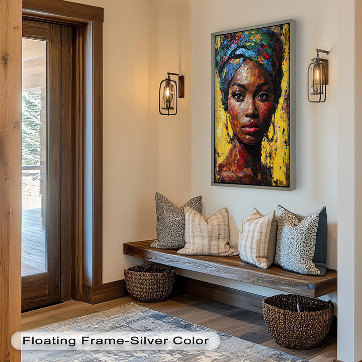 Radiant Soul – Bold Portrait Oil Painting in Fauvist Style