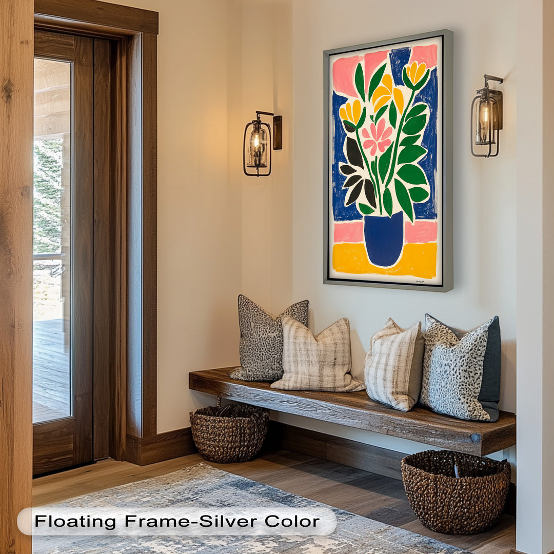 Vibrant Vase Composition – Modern Fauvist Oil Painting