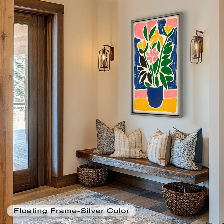 Vibrant Vase Composition – Modern Fauvist Oil Painting