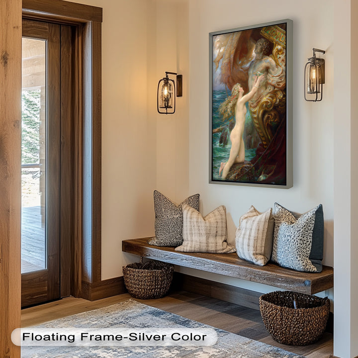 Galatea’s Awakening – Mythological Nude Oil Painting