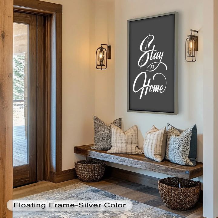 Stay at Home – Modern Oil Painting - MyPhotoStation