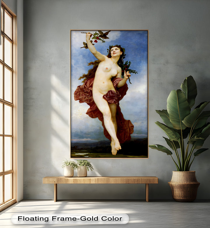 Goddess of the Air – Mythological Renaissance Oil Painting