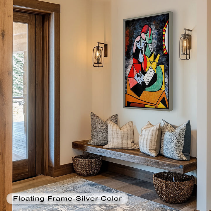 Embrace in Color – Picasso Oil Painting