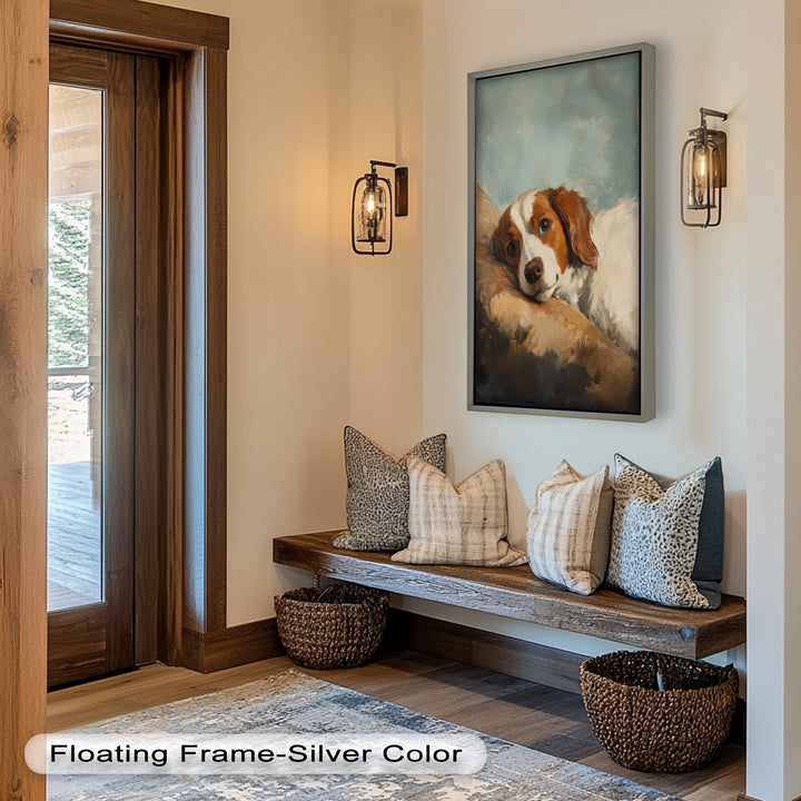 Resting Soul – Loyal Dog Animal Oil Painting