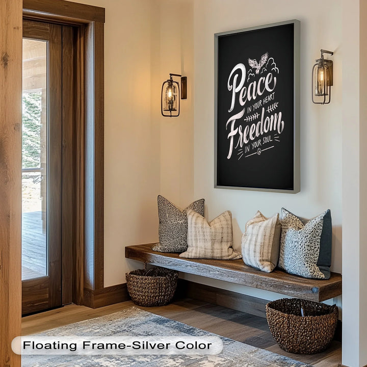 Peace and Freedom Wall Art – Oil Painting - MyPhotoStation