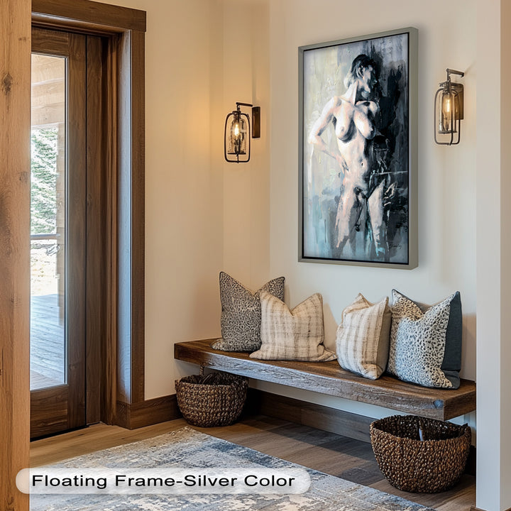 Still in the Shadows – Contemporary Nude Oil Painting