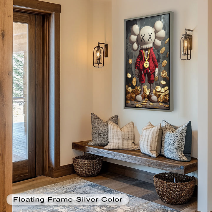 Luxury Drop – KAWS Companion Oil Painting