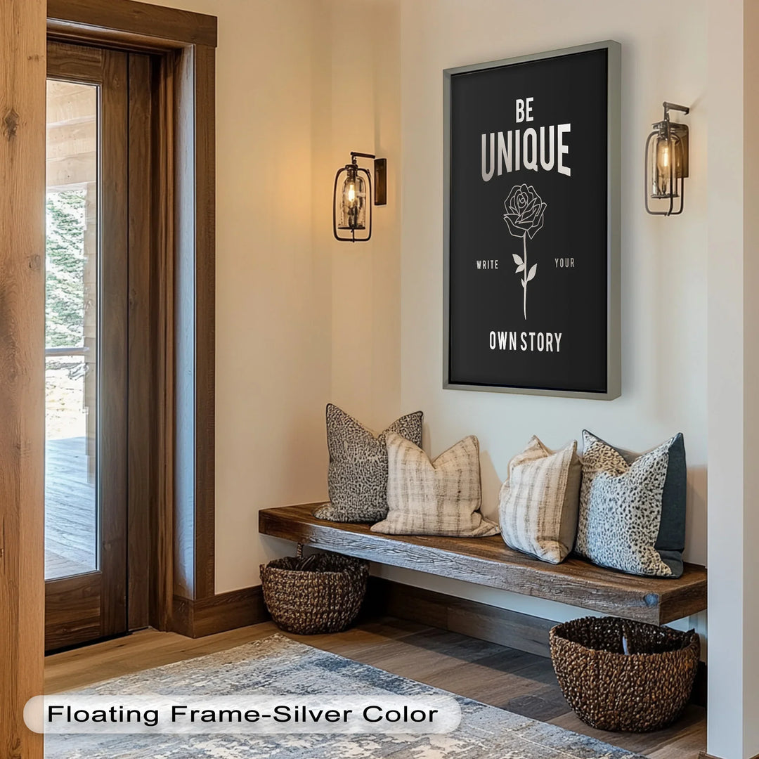 Be Unique – Inspirational Oil Painting - MyPhotoStation