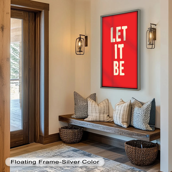 Let It Be – Red Oil Painting - MyPhotoStation