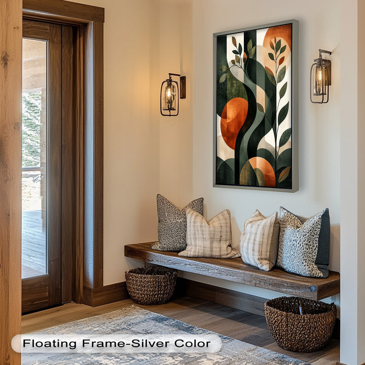 Twilight Grove – Abstract Botanical Oil Painting