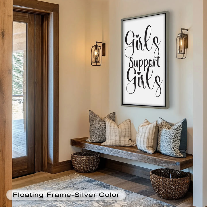 Girls Support Girls – Oil Painting - MyPhotoStation