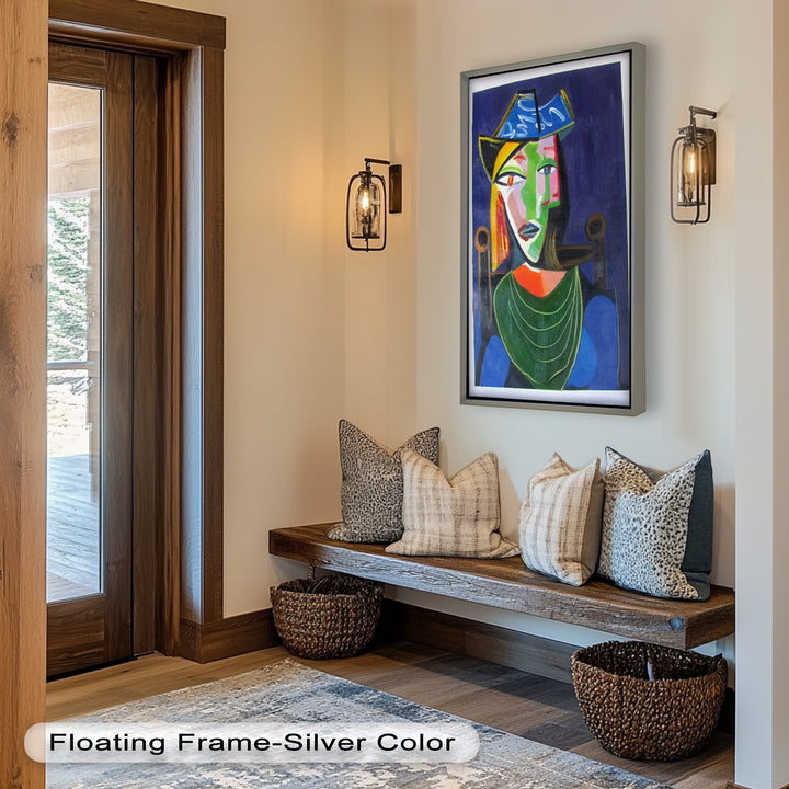 Woman in a Blue Hat – Picasso Oil Painting