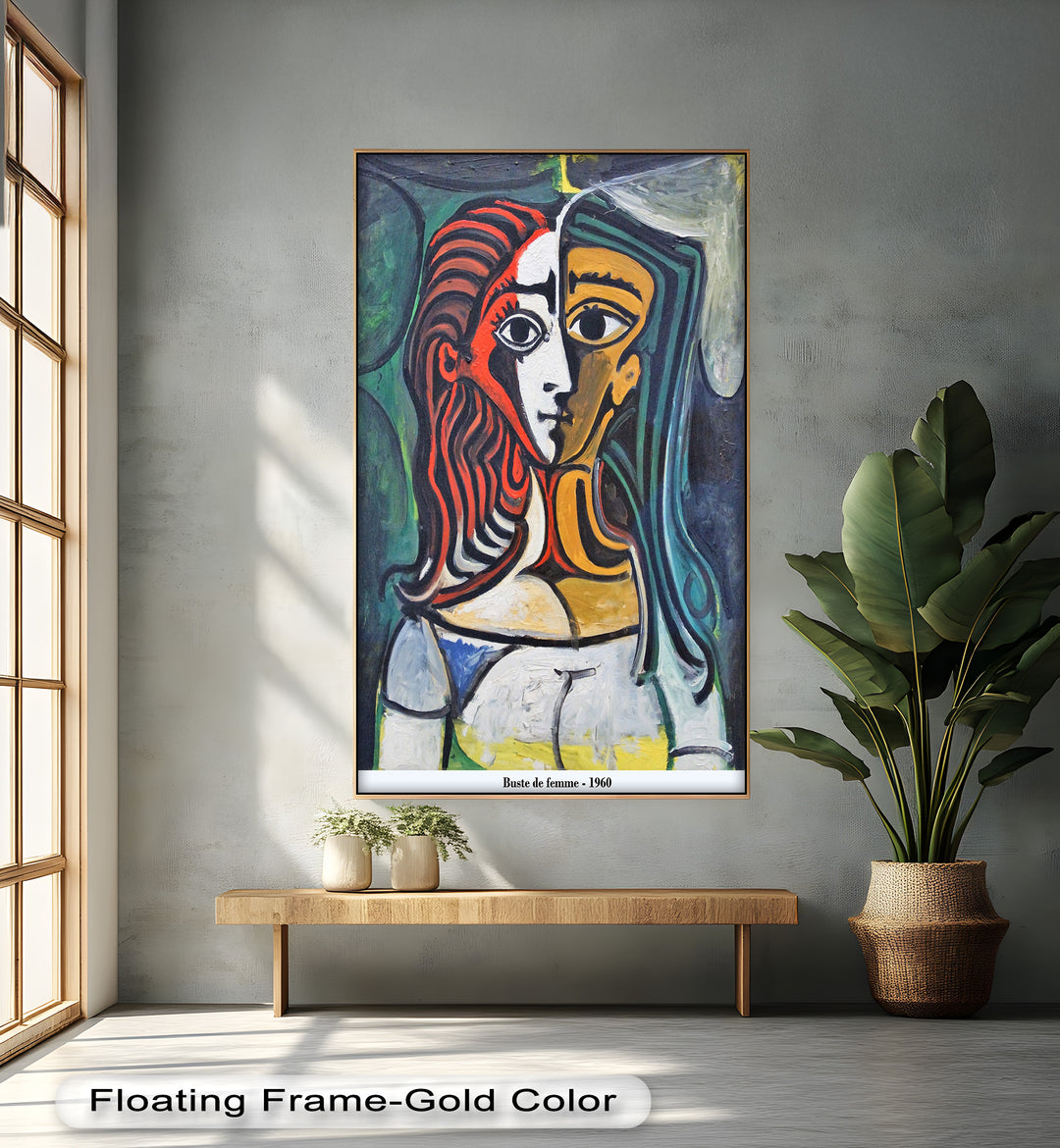 Dual Reflections – Picasso-Inspired Cubist Picasso Oil Painting