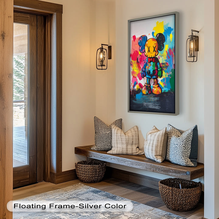 Color Riot Companion – KAWS Oil Painting