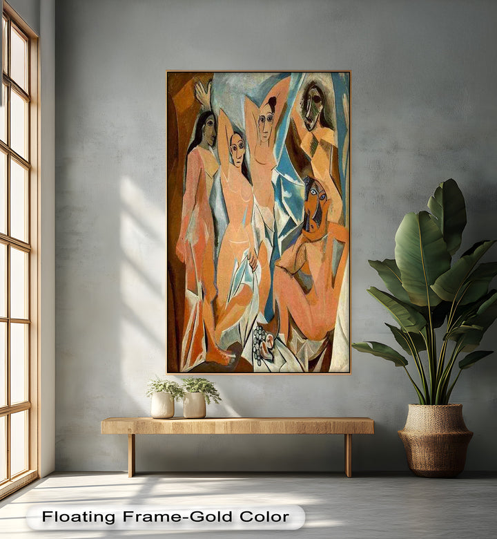 Les Demoiselles – Cubist Masterpiece Picasso Oil Painting
