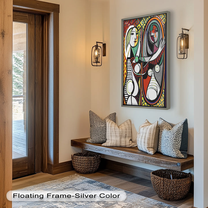 Reflected Identity – Mirror Portrait Picasso Oil Painting
