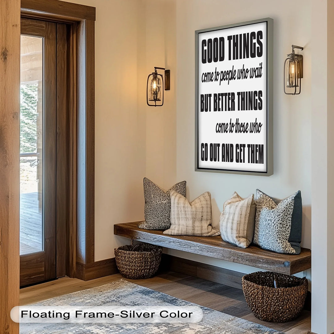 Good Things Come to People Who Wait – Oil Painting - MyPhotoStation