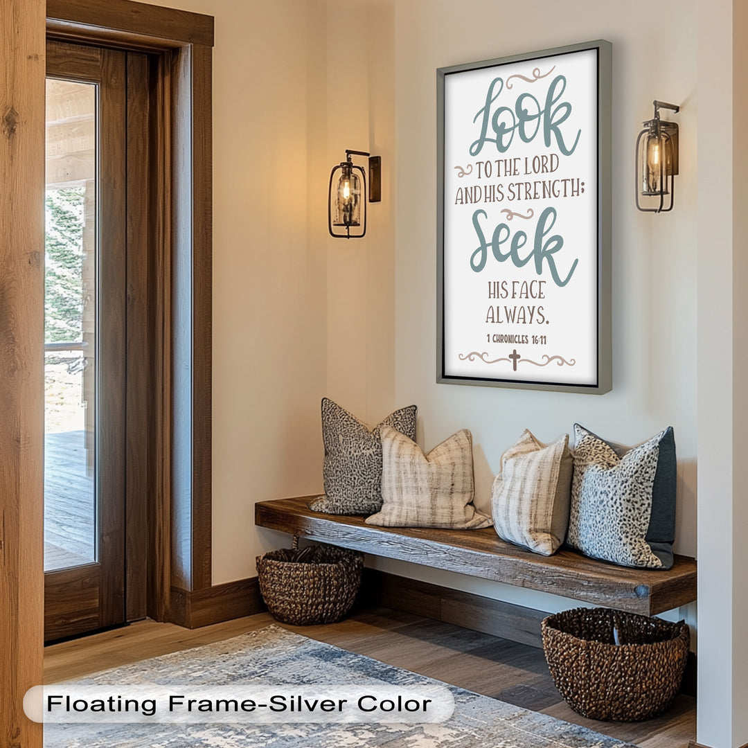 Seek His Face Always – 1 Chronicles 16:11 Oil Painting