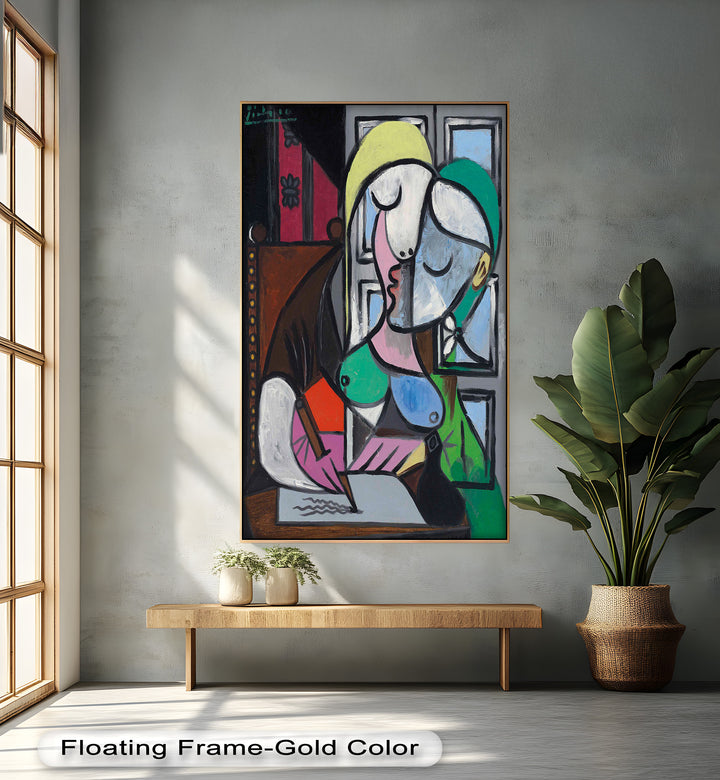 The Letter – Woman Writing at Window Picasso Oil Painting
