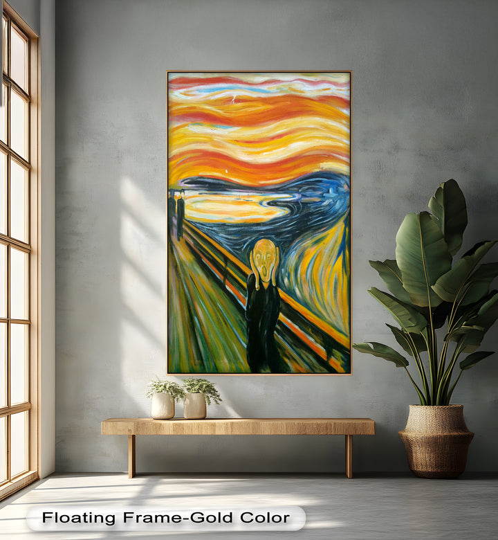 The Silent Cry – Expressionist Bridge Scene Picasso Oil Painting