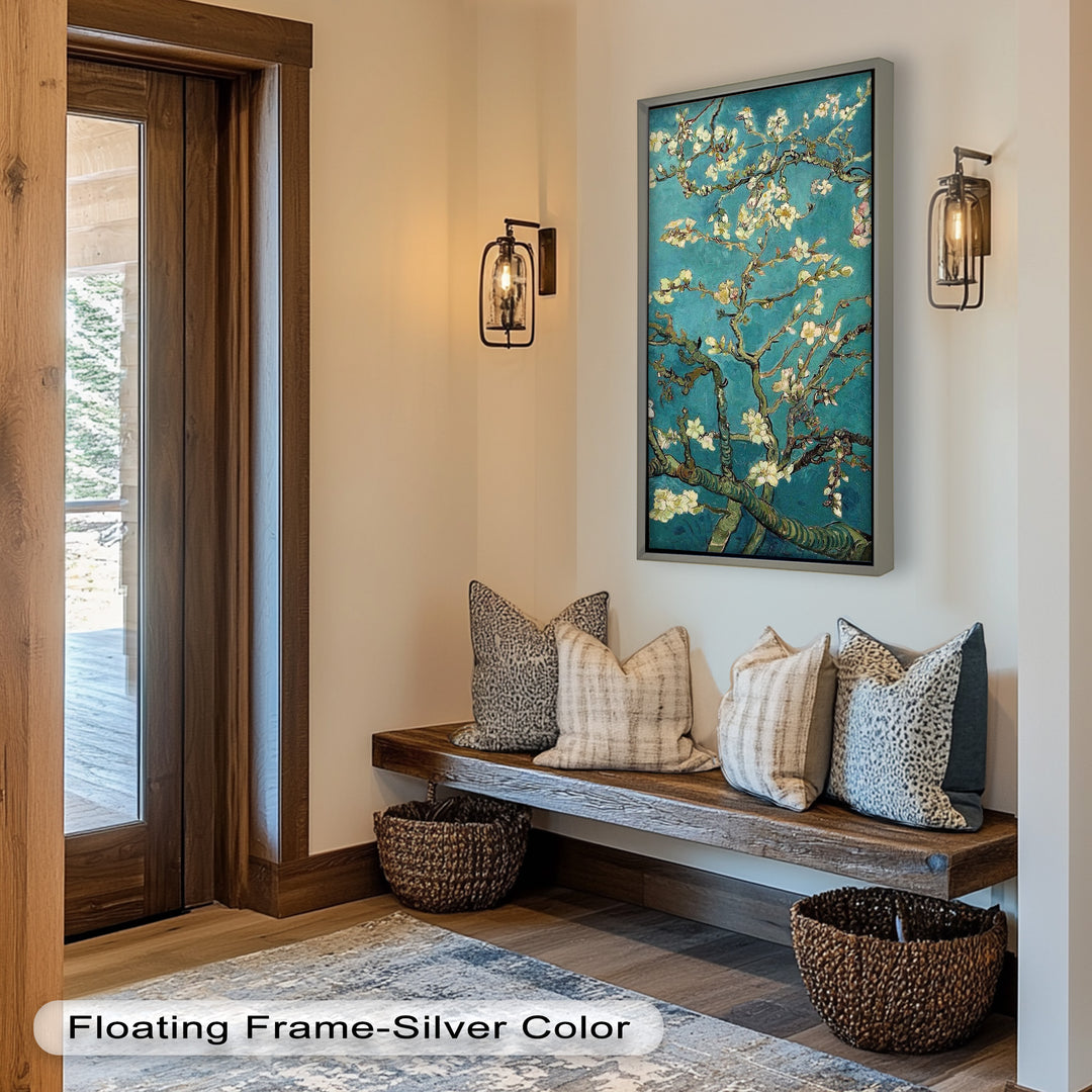 Spring Reverie – Blooming Almond Branches Flower Oil Painting