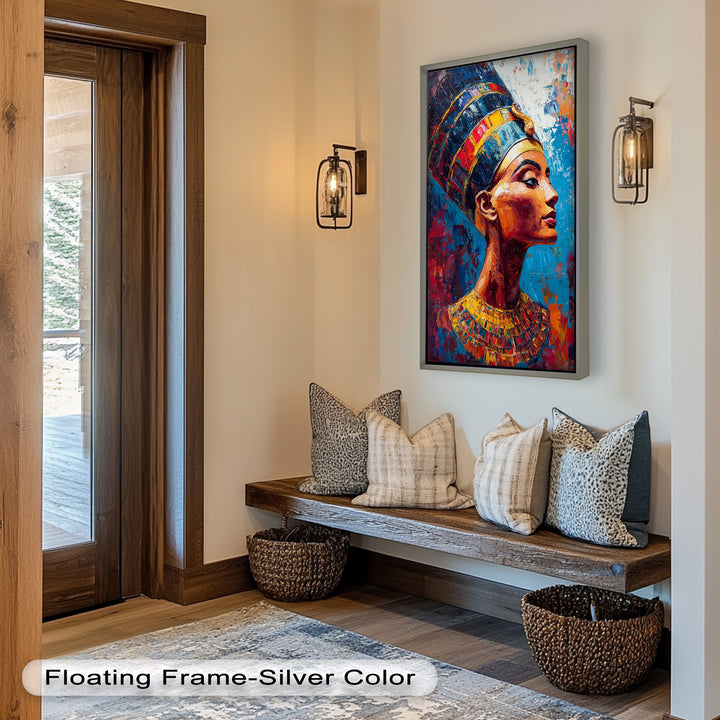 Fauvist Queen – Royal Profile Oil Painting