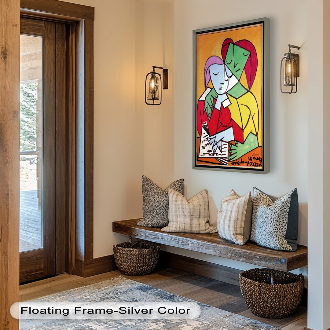 Harmony in Study – Embrace of Minds Picasso Oil Painting