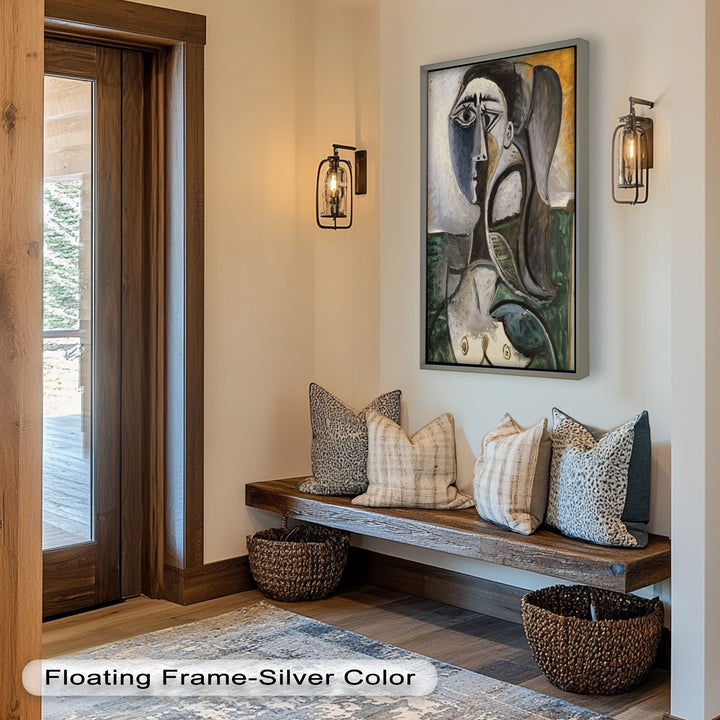 Fragmented Grace – Expressive Female Form in Picasso-Style Oil Painting