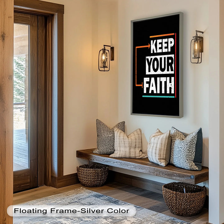 Keep Your Faith – Bold Oil Painting - MyPhotoStation