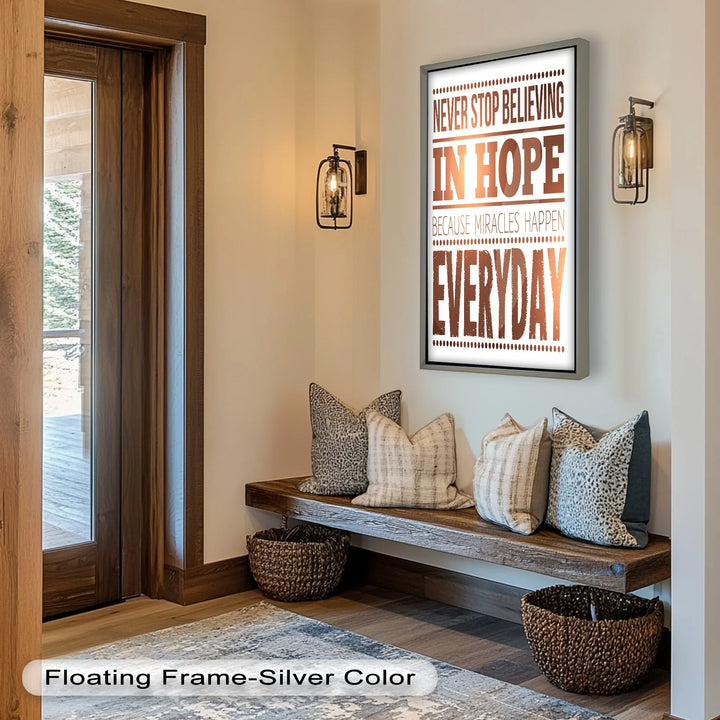 Believe in Hope – Motivational Oil Painting - MyPhotoStation